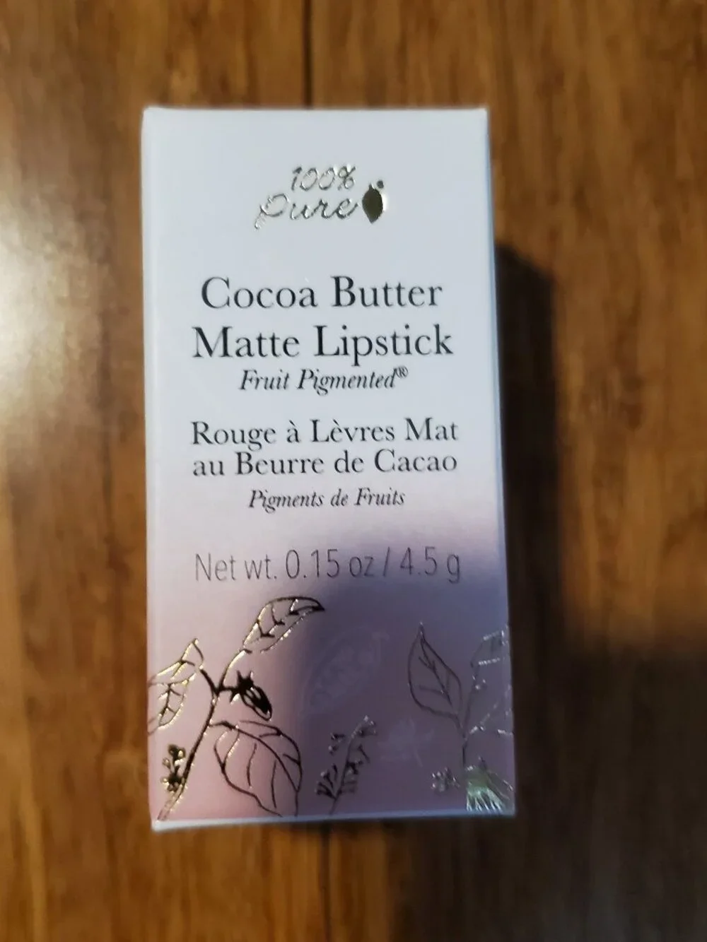 100% Pure Cosmetics Fruit Pigmented Cocoa Butter Matte Lipstick